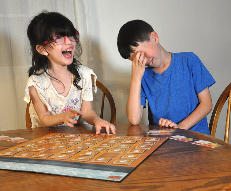 People playing Mind the Menu