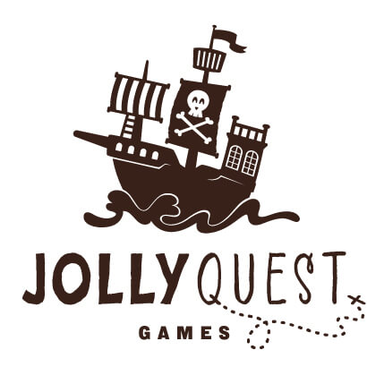 Jolly Quest Games logo in one color